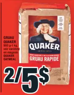 Super C GRUAU QUAKER | QUAKER OATMEAL offer