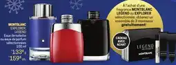 Uniprix MONTBLANC EXPLORER, LEGEND Eaux de toilette ou eaux de parfum sélectionnées offer