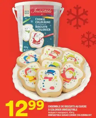 Super C ENSEMBLE DE BISCUITS AU SUCRE À COLORIER IRRÉSISTIBLE | IRRÉSISTIBLE SUGAR COOKIE COLOURING KIT offer