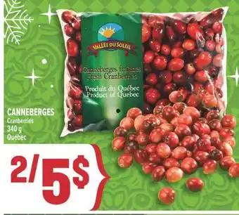 Marché Adonis CANNEBERGES | CRANBERRIES offer