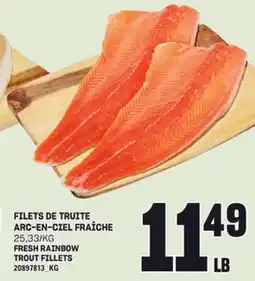 Provigo FILETS DE TRUITE ARC-EN-CIEL FRAÎCHE offer