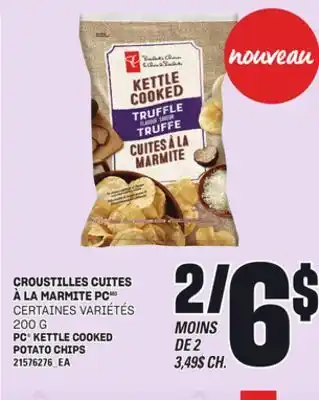 Provigo CROUSTILLES CUITES À LA MARMITE PC, 200 G offer