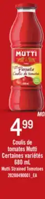 Provigo COULIS DE TOMATES MUTTI, 680 mL offer