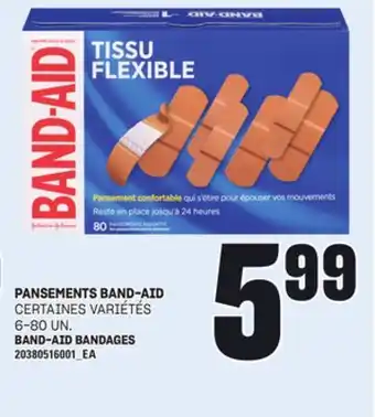 Provigo PANSEMENTS BAND-AID, 6-80 UN offer