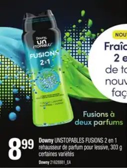 Provigo DOWNY UNSTOPABLES FUSIONS 2 EN 1 REHAUSSEUR DE PARFUM POUR LESSIVE, 303 G offer