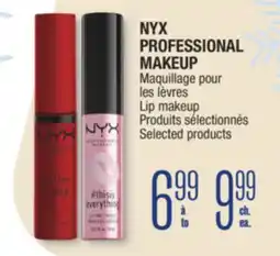 Jean Coutu NYX PROFESSIONAL MAKEUP Lip makeup offer