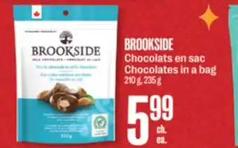 Jean Coutu BROOKSIDE Chocolates in a bag offer