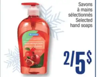 Jean Coutu PERSONNELLE Selected hand soaps offer