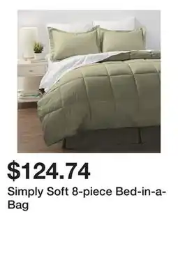 Bed Bath & Beyond Simply Soft 8-piece Bed-in-a-Bag offer