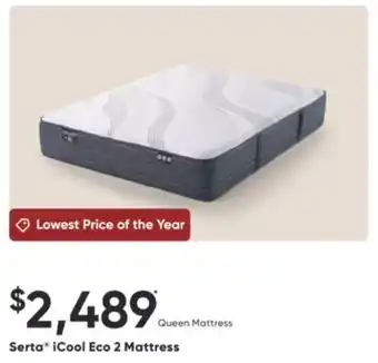 Sleep Country Serta iCool Eco 2 Mattress offer