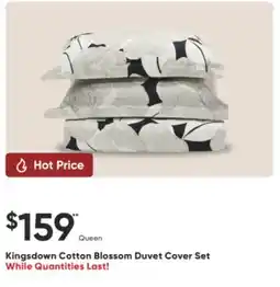 Sleep Country Kingsdown Cotton Blossom Duvet Cover Set offer