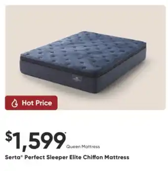 Dormez Vous Serta Perfect Sleeper Elite Chiffon Mattress offer