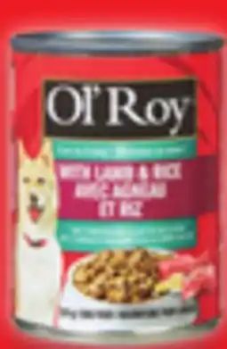 Walmart Ol' Roy Wet Dog Food Single Cups or Cans offer