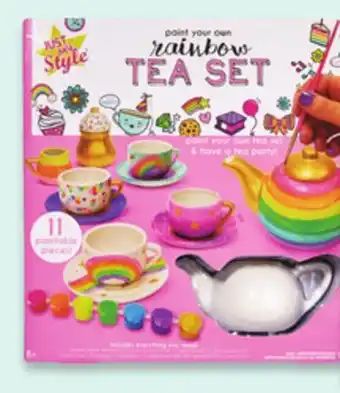 Walmart Rainbow Tea Set offer