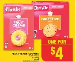 No Frills PEEK FREANS COOKIES, 275-350 g offer