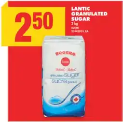 No Frills LANTIC GRANULATED SUGAR, 2 kg offer