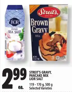 Metro STREIT'S GRAVY, PANCAKE MIX LIOR SALT offer