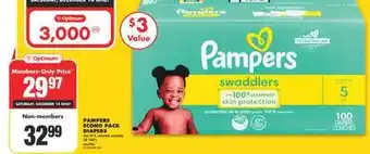 No Frills PAMPERS ECONO PACK DIAPERS, 58-180' s offer