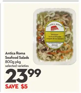 Longo's Antica Roma Seafood Salads offer