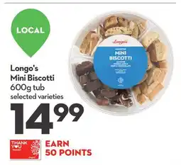 Longo's Longo's Mini Biscotti offer