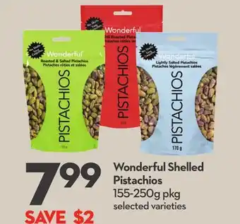 Longo's Wonderful Shelled Pistachios offer