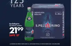 Longo's San Pellegrino offer