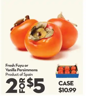 Longo's Fresh Fuyu or Vanilla Persimmons offer