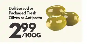 Longo's Deli Served or Packaged Fresh Olives or Antipasto offer