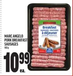 Metro MARC ANGELO PORK BREAKFAST SAUSAGES offer