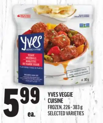 Metro YVES VEGGIE CUISINE offer