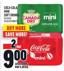 Metro COCA-COLA MINI SOFT DRINKS offer