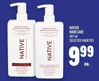 Metro NATIVE HAIR CARE offer