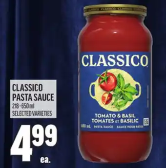 Metro CLASSICO PASTA SAUCE offer