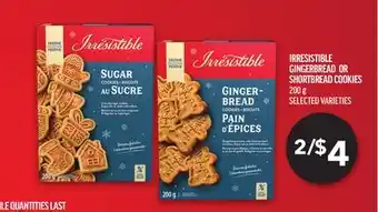 Metro IRRESISTIBLE GINGERBREAD OR SHORTBREAD COOKIES offer