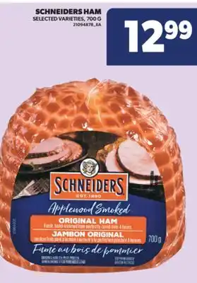 Real Canadian Superstore SCHNEIDERS HAM, 700 G offer