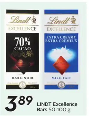 Sobeys LINDT Excellence Bars offer