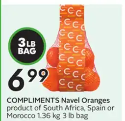 Sobeys COMPLIMENTS Navel Oranges offer