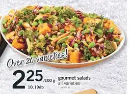 Fortinos GOURMET SALADS, 10.19/LB offer