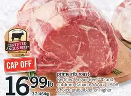 Fortinos PRIME RIB ROAST offer