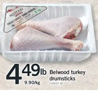 Fortinos BELWOOD TURKEY DRUMSTICKS offer