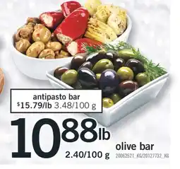 Fortinos OLIVE BAR, 2.40/100 G offer