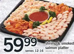 Fortinos SHRIMP & SMOKED SALMON PLATTER offer