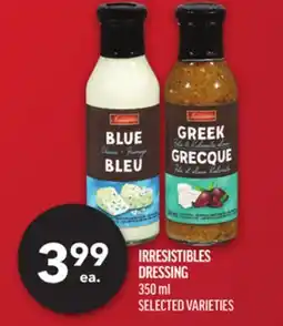 Metro IRRESISTIBLES DRESSING offer