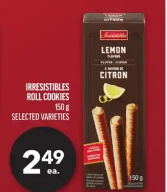 Metro IRRESISTIBLES ROLL COOKIES offer