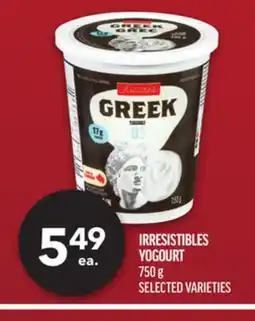 Metro IRRESISTIBLES YOGOURT offer