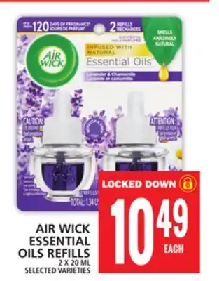 Food Basics AIR WICK ESSENTIAL OILS REFILLS offer