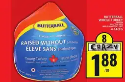 Food Basics BUTTERBALL WHOLE TURKEY offer