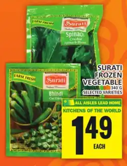 Food Basics SURATI FROZEN VEGETABLE offer