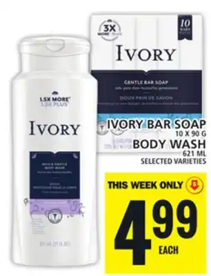 Food Basics IVORY BAR SOAP OR BODY WASH offer