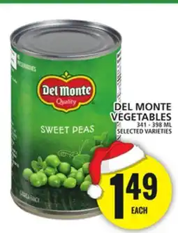 Food Basics DEL MONTE VEGETABLES offer